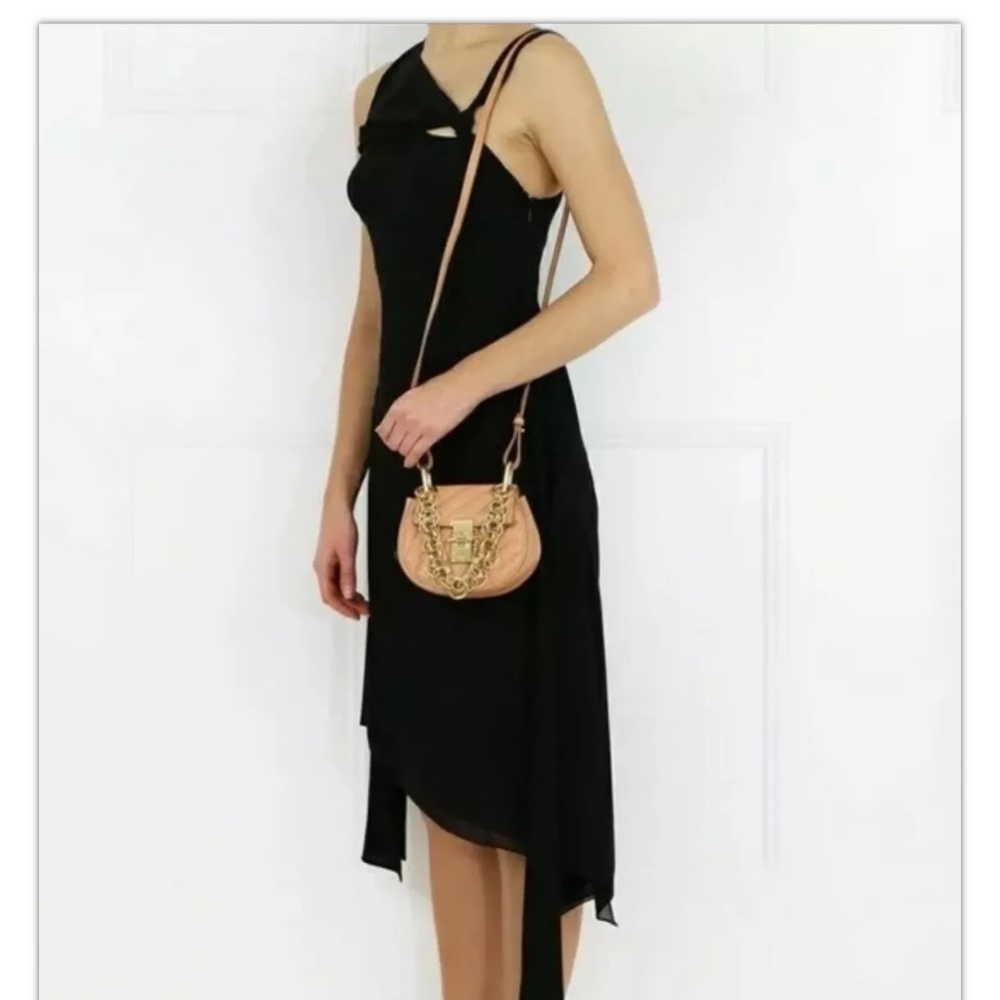 CHLOE quilted Drew Bijou Nano(L-6”,W-5,5”) Purse